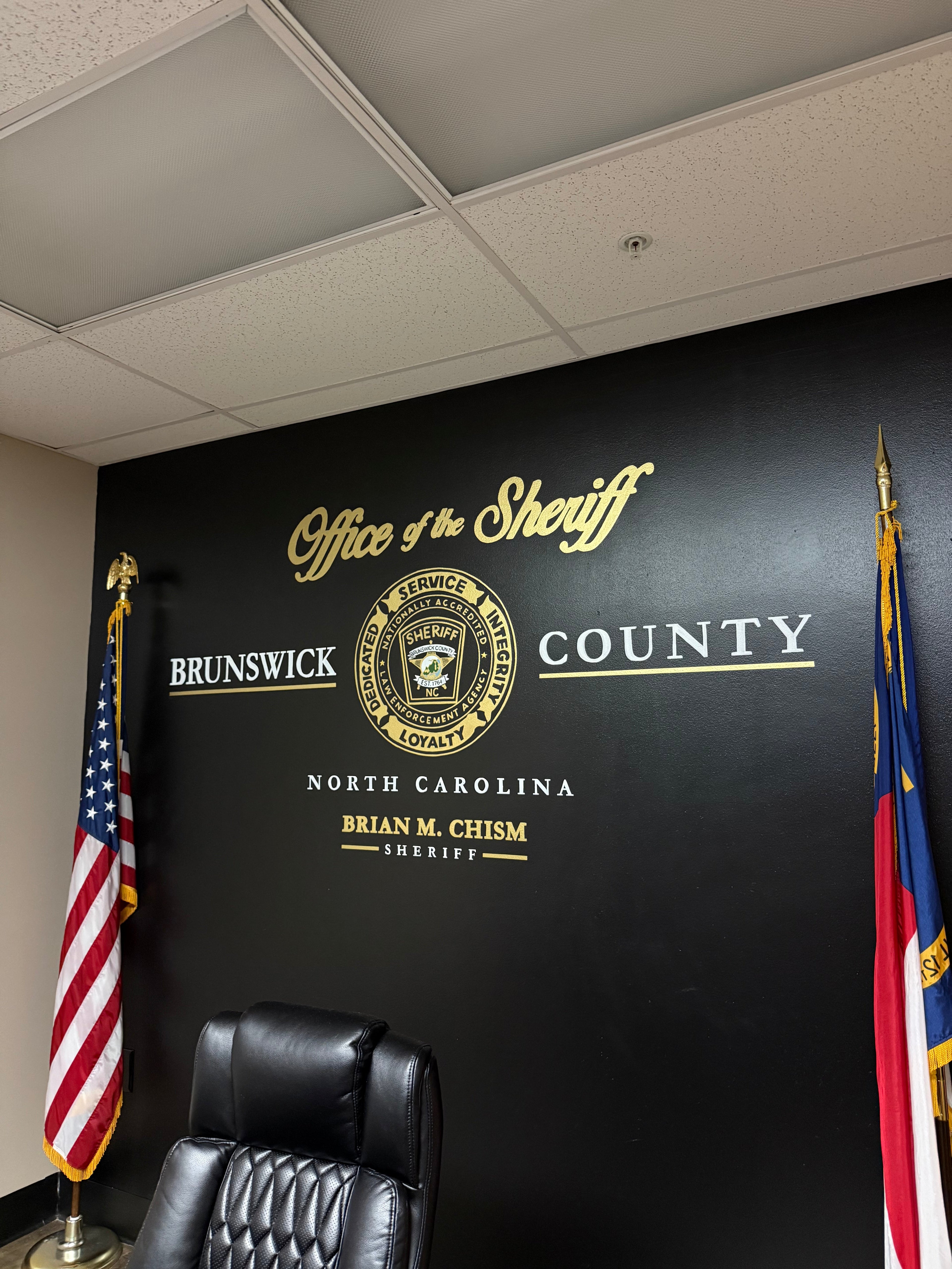 SHERIFF OFFICE LETTERING
